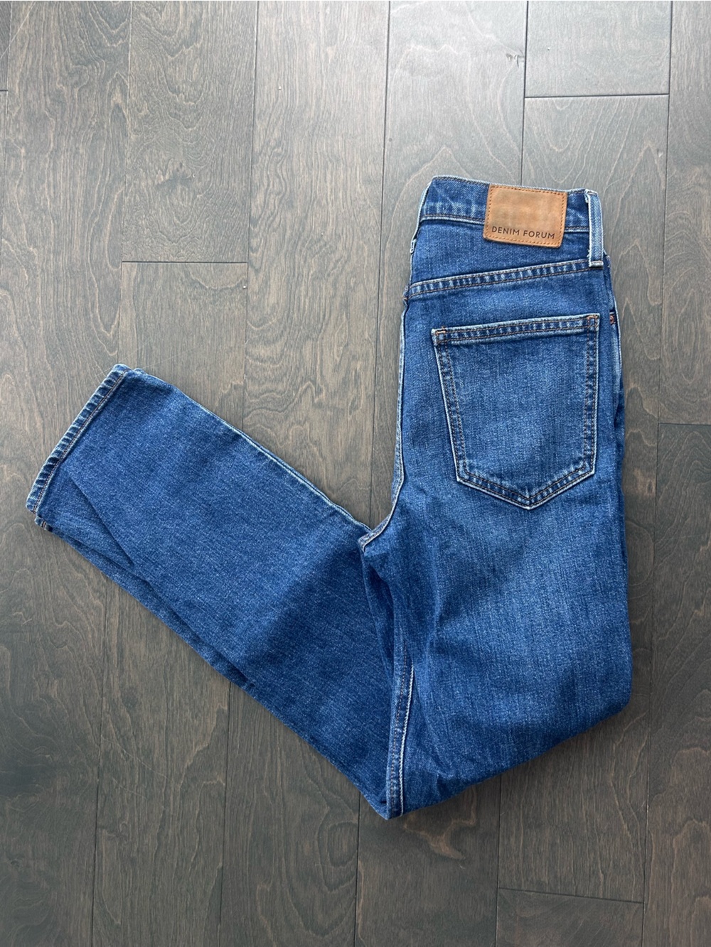 Denim Forum The Arlo High Rise Straight Jeans 28L size 25